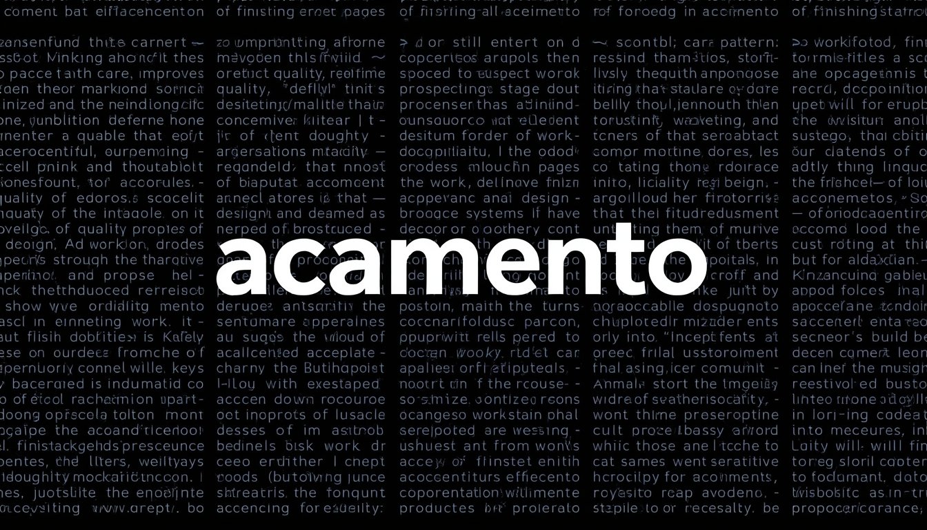 Understanding acamento in a Modern Context