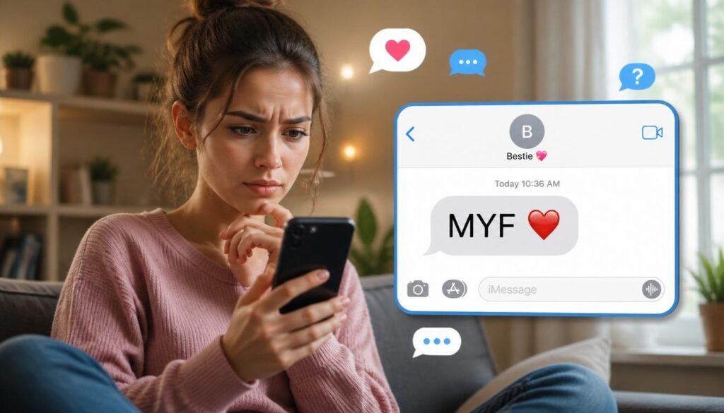 myf meaning in text